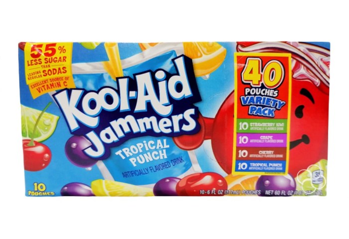 Nutrition facts kool aid jammers