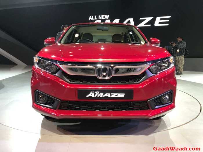 Honda amaze new car price