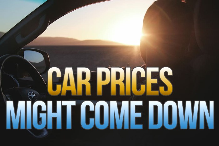 New car price increase