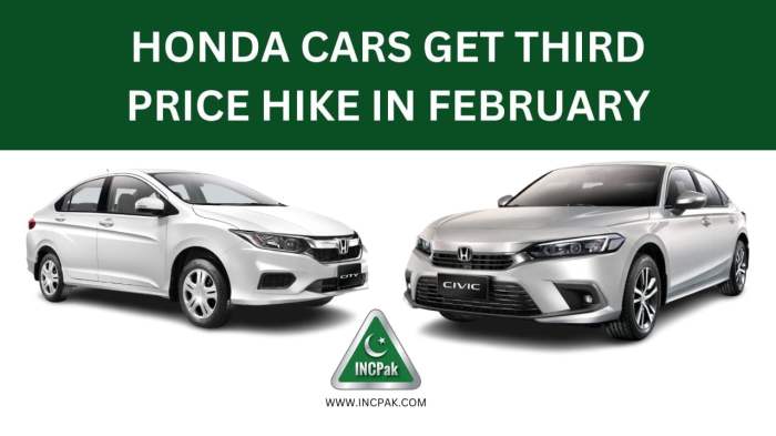 Honda new car price in pakistan