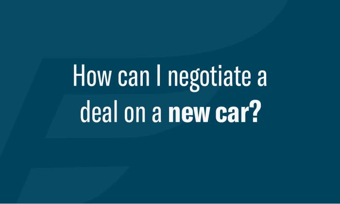 How to negotiate new car price when paying cash