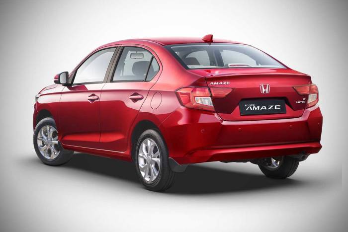 Honda amaze new car price